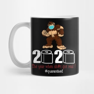 Bigfoot 2020 The Year When Shit Got Real Mug